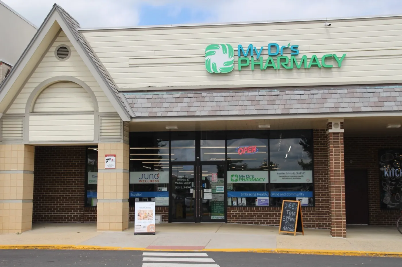 My Dr's Pharmacy storefront in Herndon, Virginia